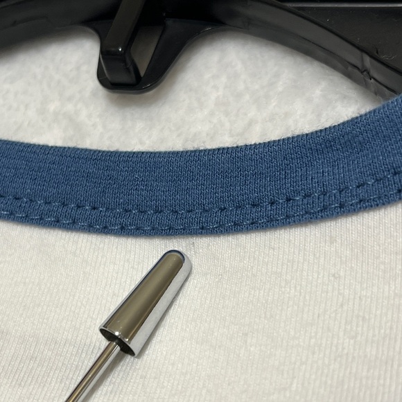 FOREVER 21 PEANUTS Long Sleeve Tshirt Woodstock "Snowbird Utah" White Blue Med. - Picture 12 of 12